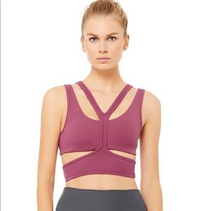 Alo Yoga Trackie Bra Medium EUC